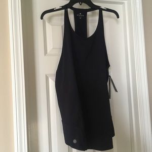 Athleta Lightspeed workout tank top Navy XL